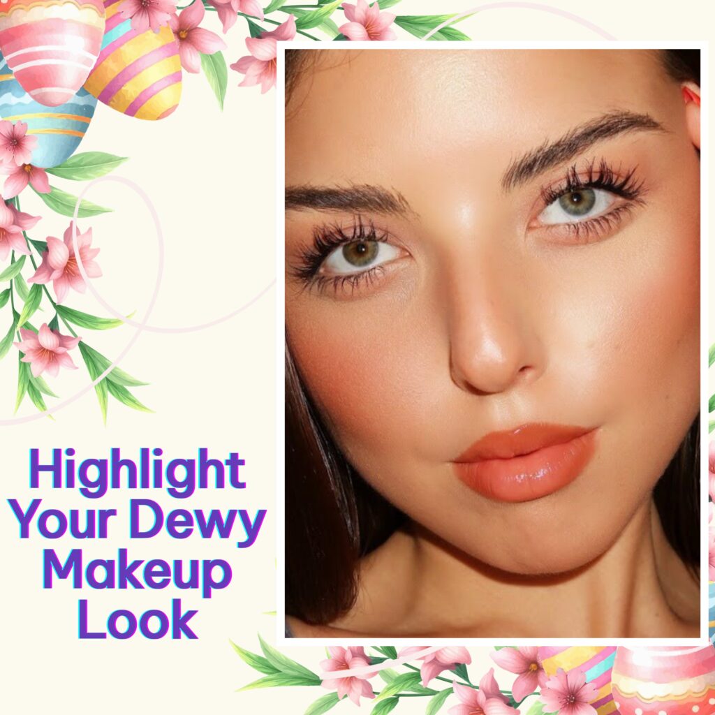 Highlight Your Dewy Makeup Look