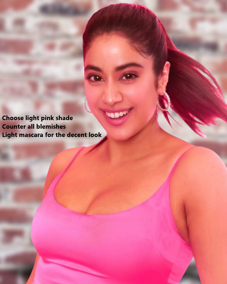 How To Use Pink Kajal Like Janhvi Kapoor