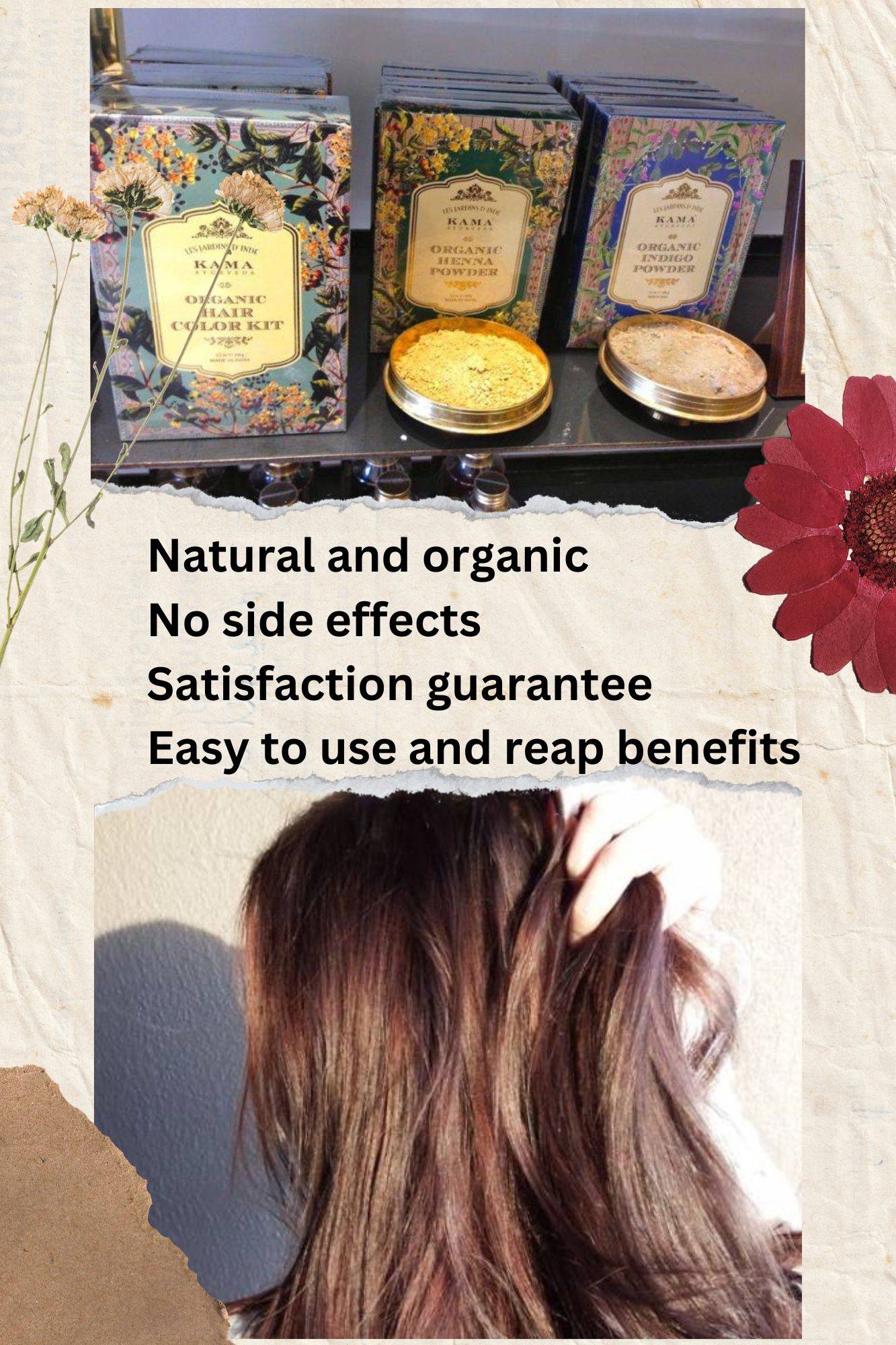 Kama Organic Hair Color Kit