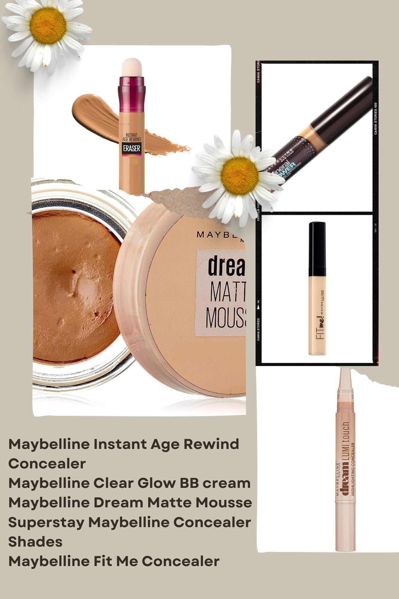 Maybelline Concealers For Every Look