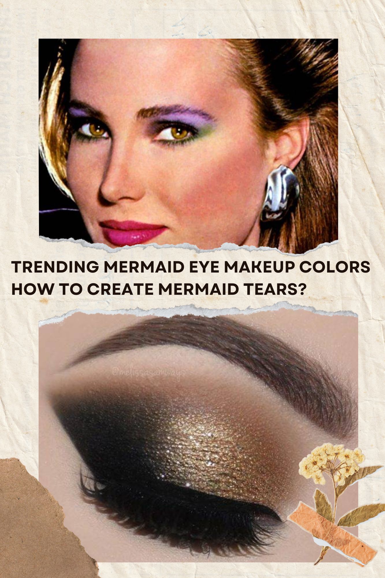 Mermaid Tears Hot Eye Makeup Trend