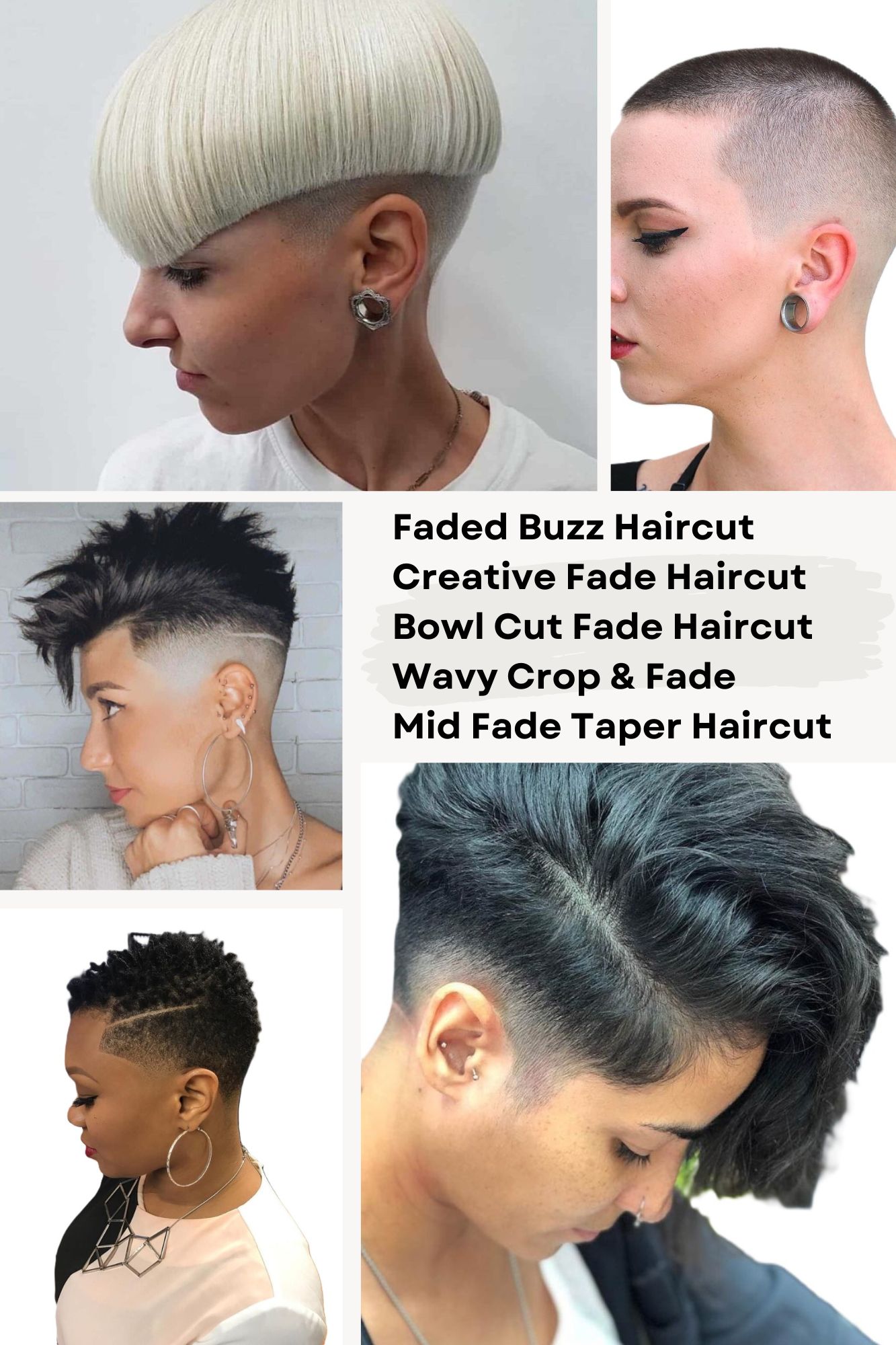 Low Faded Haircuts For Women