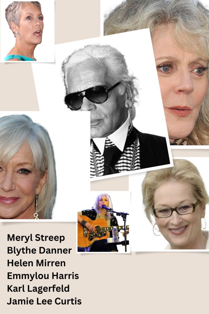 White Hair Celebrities Of The World